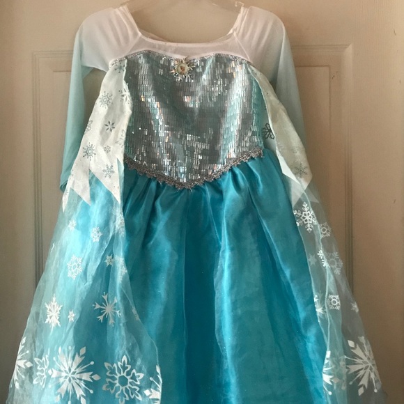 Disney Other - Disney Girls Elsa Deluxe Costume Size 5/6